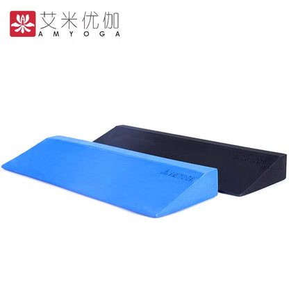 Eva Bamboo Yoga Slanting Board Sloping Plate Block Exercise Pilates Beginner Aid Tool