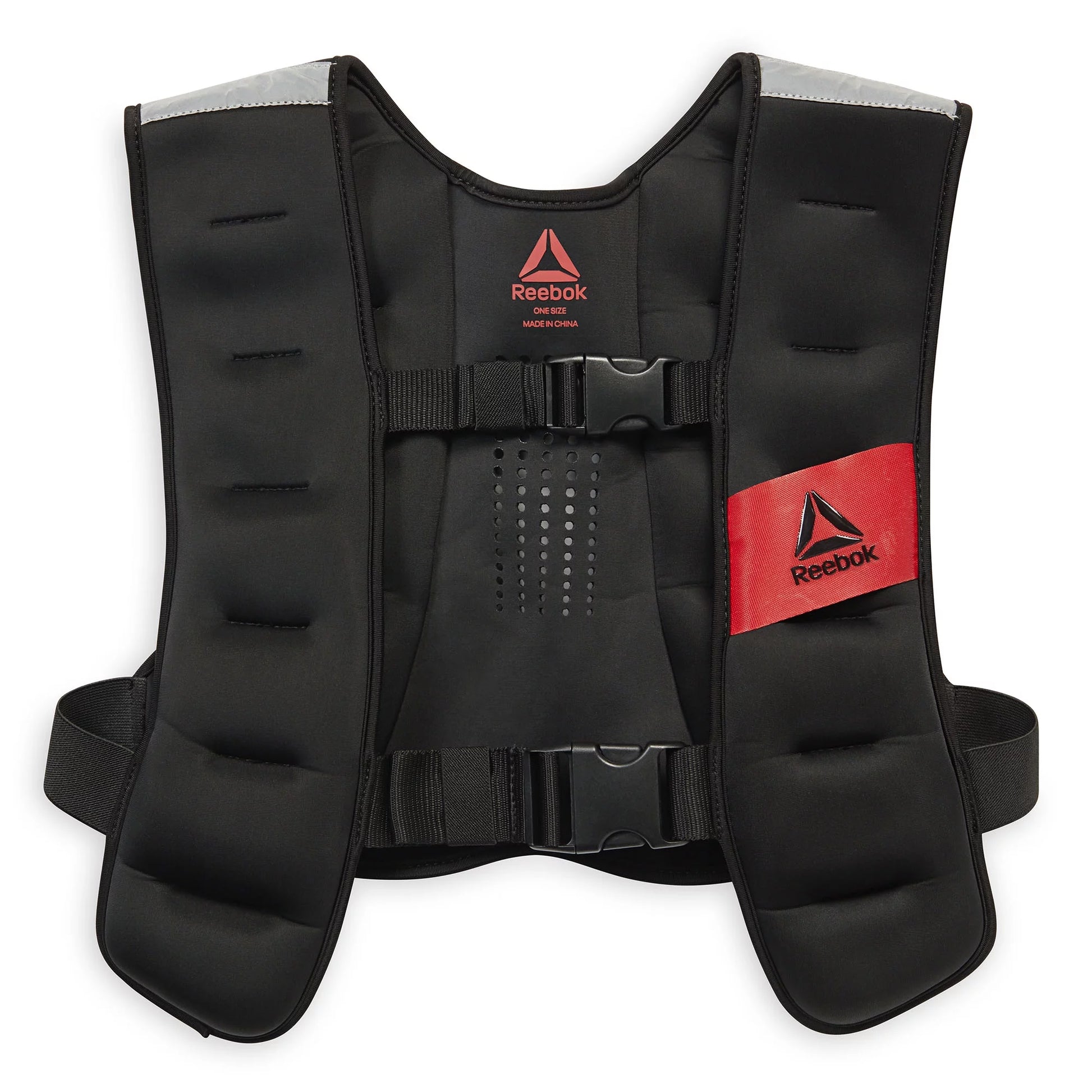 Weighted Vest 12Lb, Adjustable Fit, Reflective Elements